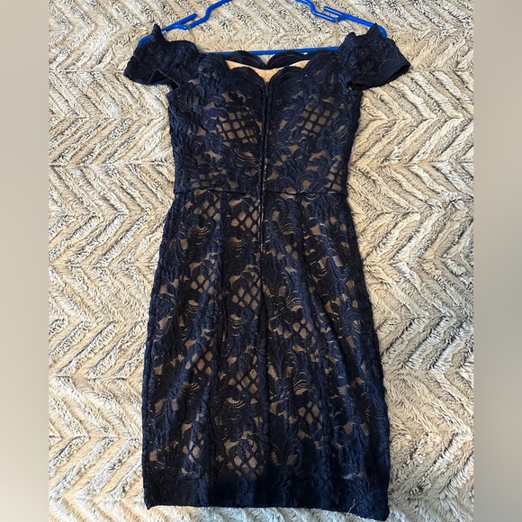 Homecoming sparkly navy dress - Picture 1 of 3